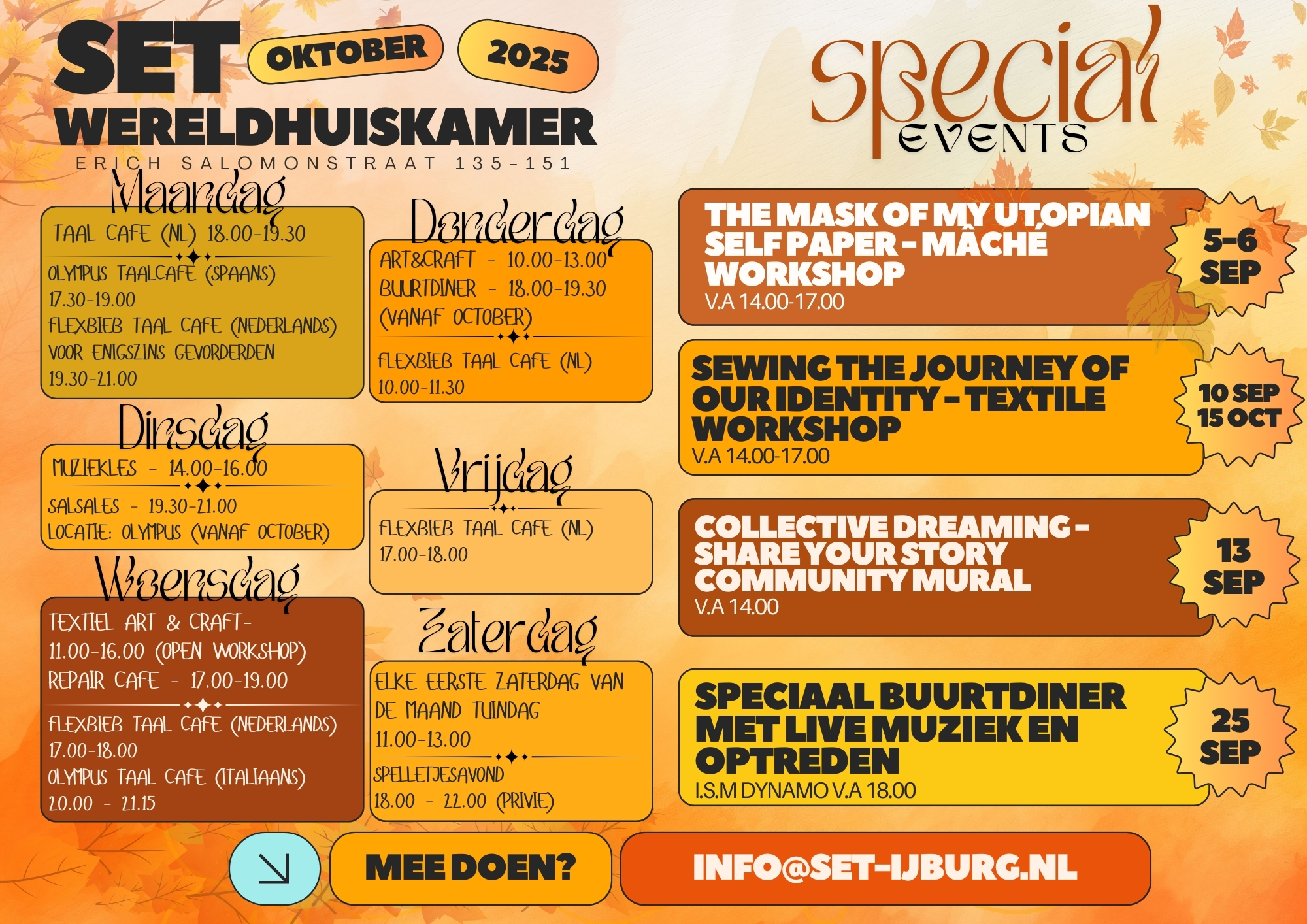 SET Wereldhuiskamer October 2025