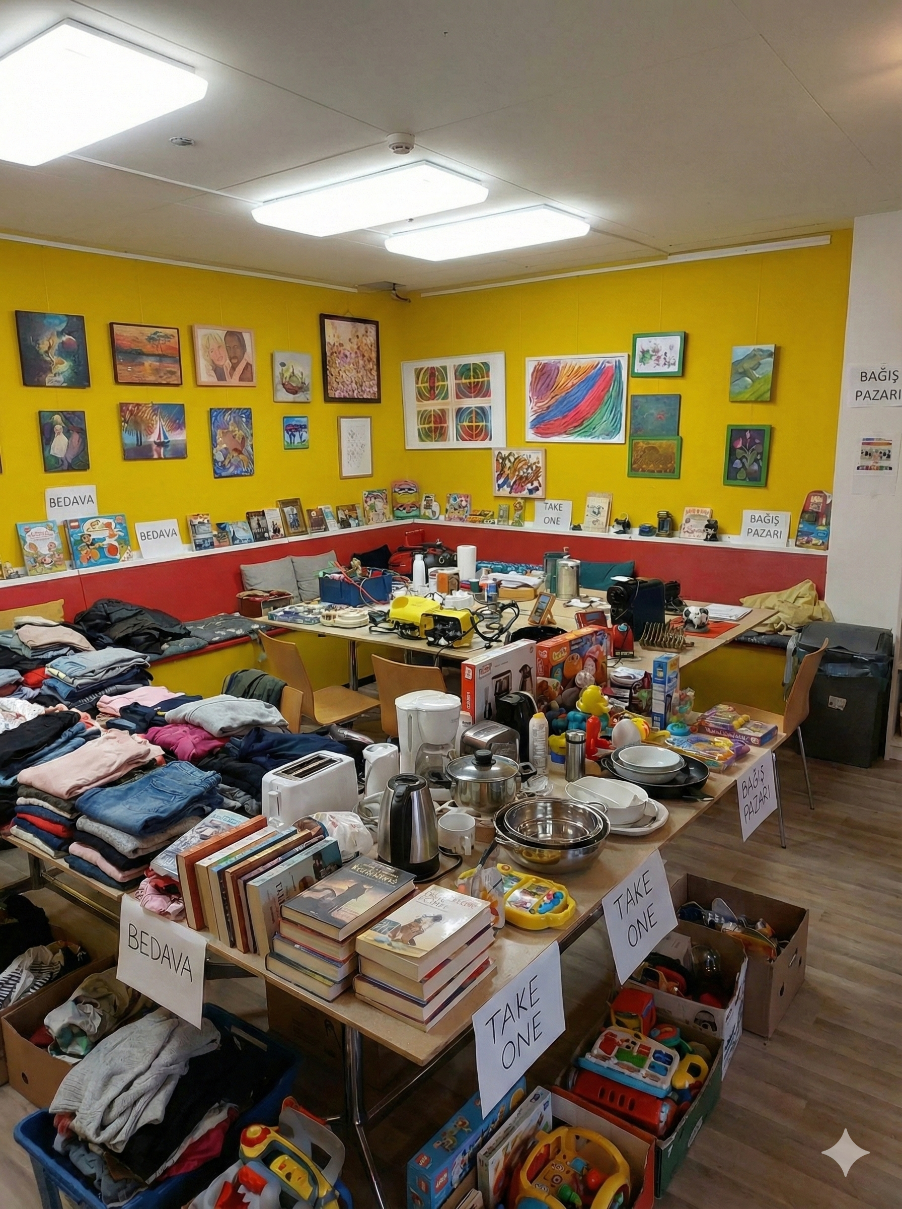 Kom gezellig naar onze weggeefmarkt!